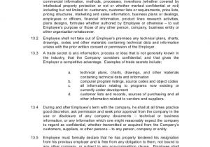 3 Month Employment Contract Template Contract Of Employment Probationary Employee
