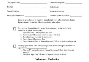 3 Month Trial Period Employment Contract Template 13 Sample Employee Review forms Sample forms