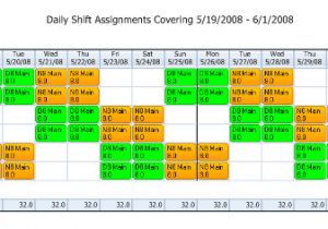 3 On 3 Off Shift Pattern Template 12 Hour Shift Schedule with 7 Days Off Planner Template Free