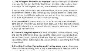 30 Second Pitch Template 11 Sample Elevator Pitch Examples Sample Templates