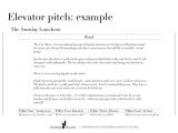 30 Second Pitch Template How to Write A Good Elevator Speech Writefiction712 Web