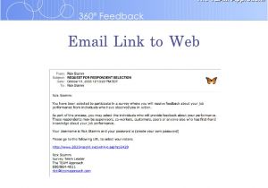 360 Degree Feedback Email Template 360 Feedback orientation Template