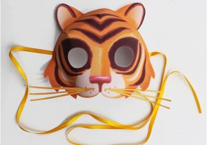 3d Animal Mask Templates Easy to Make Printable Tiger Mask Animal Mask Templates