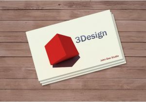 3d Business Cards Templates 3d Business Card Template Unique Business Cards
