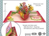 3d Flower Pop Up Card Flower Pot Pop Up Die Set with Images Pop Up Flower