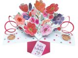 3d Flower Pop Up Card Happy Birthday Pop Up Greeting Card original Second Nature