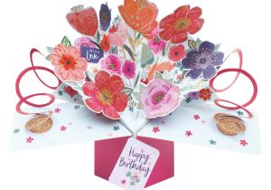 3d Flower Pop Up Card Happy Birthday Pop Up Greeting Card original Second Nature