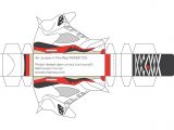 3d Paper Shoe Template Air Jordan V Fire Red Papers Scissors Fingers