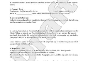 3rd Party Contract Template Accounting Contract Template