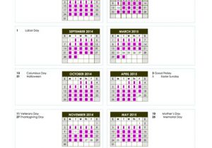 4 Month Calendar Template 2014 12 Month Employee Calendar Template 2014 2015 Printable