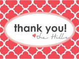 4 X 6 Thank You Cards Hillmade [printable] 4×6 Thank You Cards