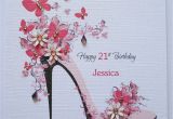 40th Birthday Card Ideas Handmade Cards Handmade Personalised Female Birthday Card 18th 21st 30th