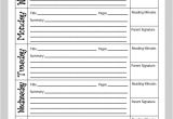 4th Grade Reading Log Template 20 Best Reading Log Templates Free Premium Templates