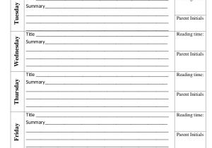 4th Grade Reading Log Template 29 Printable Reading Log Examples In Pdf