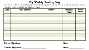4th Grade Reading Log Template Reading Log Grade 4 New Calendar Template Site