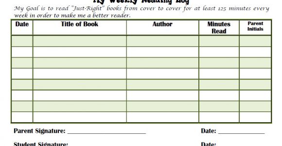 4th Grade Reading Log Template Reading Log Grade 4 New Calendar Template Site