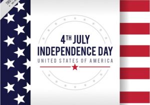 4th Of July Email Templates Free Independence Day Background with Flag Vector Free Download