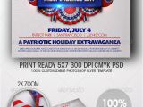 4th Of July Menu Template July 4th Independence Day Flyer Template by Design Cloud
