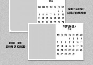4×6 Calendar Template 2018 Monthly Calendar Template 4×6 Quot Photoshop or