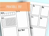 4×6 Calendar Template Printable Weekly Layout Pdf In 4×6 A5 and Letter Bullet