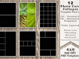 4×6 Photo Card Template Free 4×6 Photo Card Collage Template Pack Card Templates On