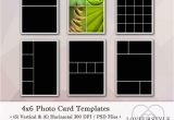4×6 Photo Card Template Free 4×6 Photo Template Pack 12 Photo Card Templates Photo