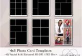 4×6 Photo Card Template Free 4×6 Photo Template Pack 12 Photo Card Templates Photo