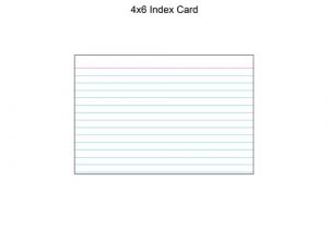 4×6 Photo Card Template Free Printable Index Card Templates 3×5 and 4×6 Blank Pdfs