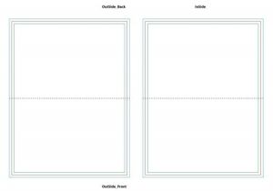 5 by 7 Notecard Template 5×7 Card Template Template