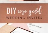 5 X 7 Cardstock with Border Diy Rose Gold Wedding Invitations Free Wedding Invitation