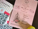 5 X 7 Cardstock with Border Updated Paris Passport Invitation Designs with Images