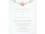 5 X 7 Invitation Card Watercolor Flowers Wedding Invitations Zazzle Com Floral