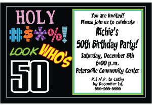 50th Birthday Invite Template Free Free Printable 50th Birthday Invitations Templates