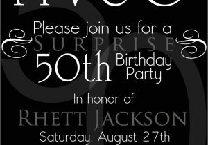 50th Birthday Invite Template Free the 50th Birthday Invitation Template Free Templates