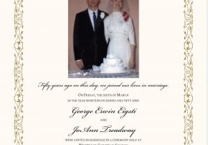 50th Wedding Anniversary Certificate Template 50th Wedding Anniversary Certificate Renewal Of Vows