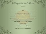 50th Wedding Anniversary Certificate Template Keepsake Printable Wedding Certificate Template