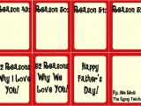 52 Reasons I Love You Template Free Download Father 39 S Day Gift the Gypsy Teacher