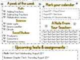 5th Grade Newsletter Template 1000 Ideas About Kindergarten Newsletter On Pinterest