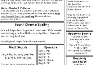 5th Grade Newsletter Template for the Love Of First Grade Planning is My Middle Name