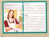 5×7 Recipe Card Template for Word Retro Blank Recipe Card Digital Template 5×7 by Pinkpapertrail