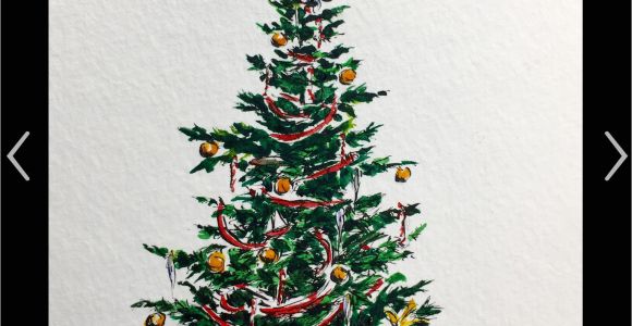 6 X 8 Christmas Photo Cards Pin by Shann On Watercolor Cards Christmas Tree Painting