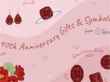 6th Wedding Anniversary Card Uk 40th Anniversary Celebration Suggestions and Ideas