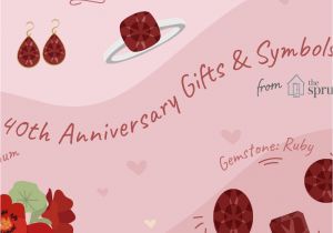 6th Wedding Anniversary Card Uk 40th Anniversary Celebration Suggestions and Ideas