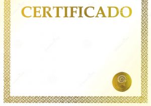 8.5 X 11 Certificate Template Spanish Blank Certificate Royalty Free Stock Image Image