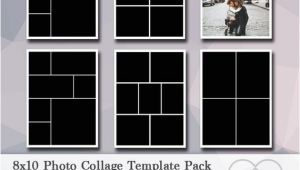 8×10 Photo Collage Template 8×10 Digital Photo Template Pack Photo Collage Scrapbook