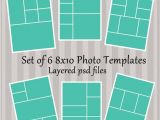 8×10 Photo Collage Template 8×10 Marketing Photo Template Collage Story Board Layered Psd