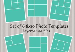 8×10 Photo Collage Template 8×10 Marketing Photo Template Collage Story Board Layered Psd
