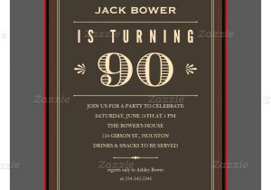 90 Birthday Invitation Templates 90th Birthday Invitations Free Best Party Ideas