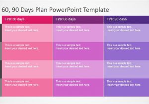 90 Day Business Plan Template for Interview 30 60 90 Days Plan Powerpoint Template Slidemodel