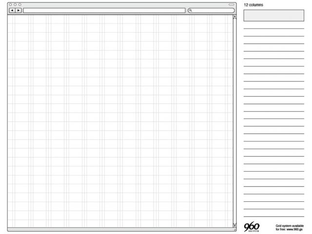 960 grid photoshop template download